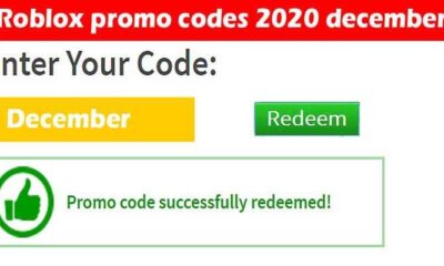 promo codes roblox 2020
