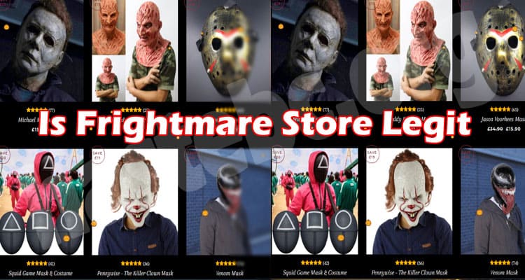 I Frightmare Store Online Website Reviews