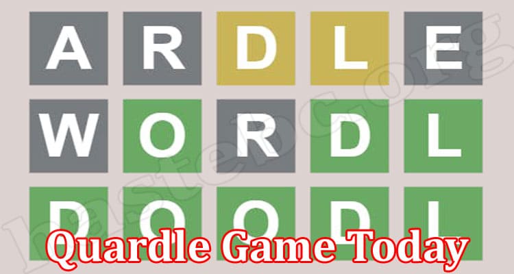 Latest News Quardle Game Today