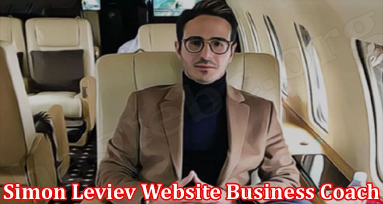 Latest News Simon Leviev Website Business Coach