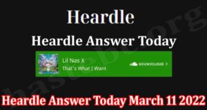 Gaming Tips Heardle Answer Today March 11 2022