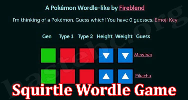 Gaming Tips Squirtle Wordle Game