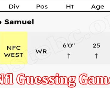 Nfl Guessing Game {April} Check Full Steps Of Gameplay!