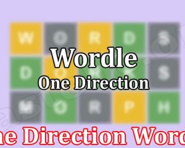 One Direction Wordle {April} Get The Link To Play It!