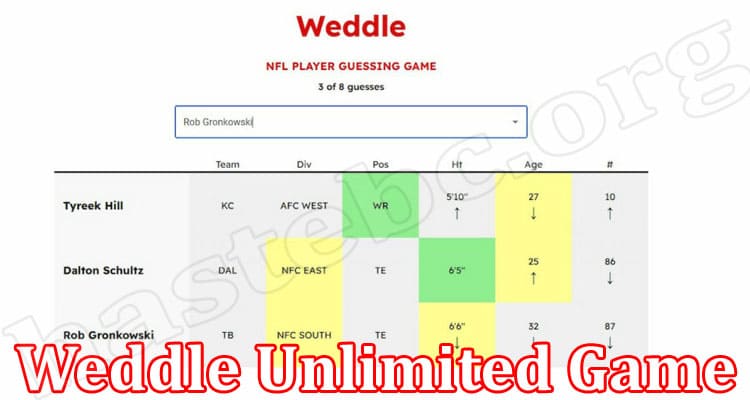 Gaming Tips Weddle Unlimited Game