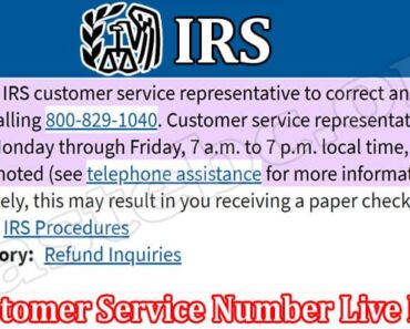 Irs Customer Service Number Live Person {April} Find!