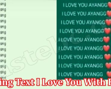 Scrolling Text I Love You With Emojis {May} Features!
