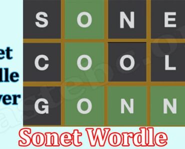 Sonet Wordle {Aug 2022} Know Wordle Solution Here!