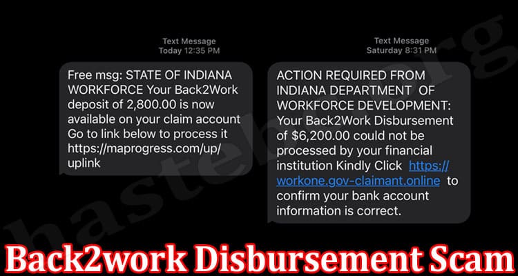 Latest News Back2work Disbursement Scam