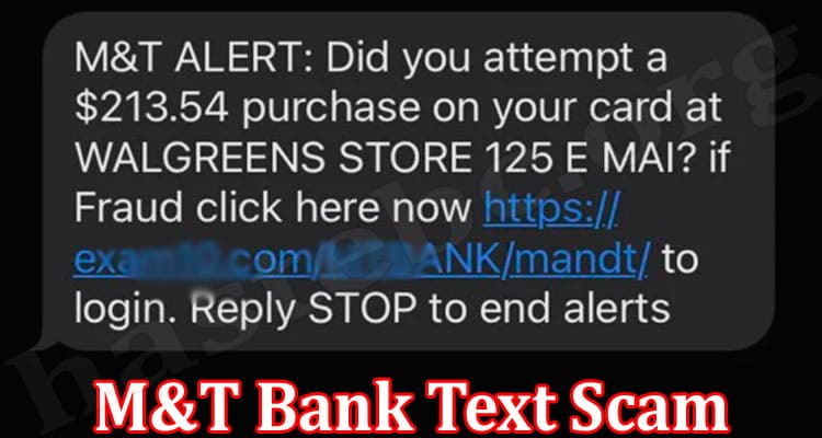 Latest News M&T Bank Text Scam